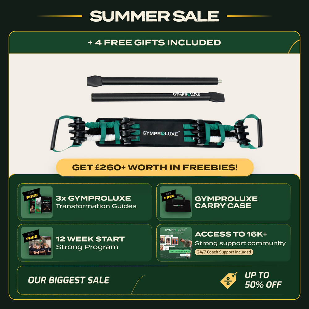 GYMPROLUXE Band and Bar set 2.0  (Summer Bundle)