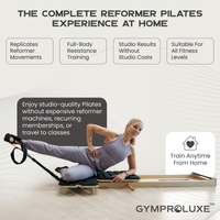 Gymproluxe portable pilates refomer