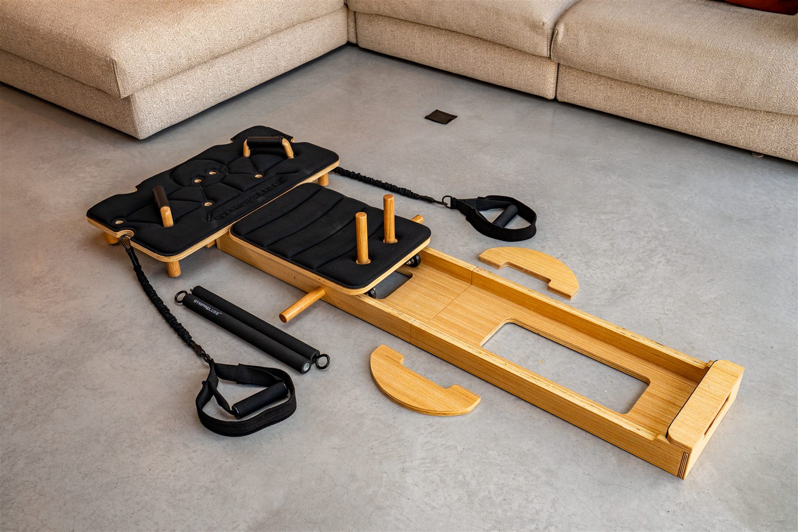 Studio-quality Pilates. Without the studio.